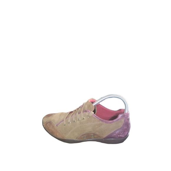 Timberland Outdoor Sneaker Women Sz 8.5 W Comfort Leather Brown Lace‎ Up - Picture 1 of 6